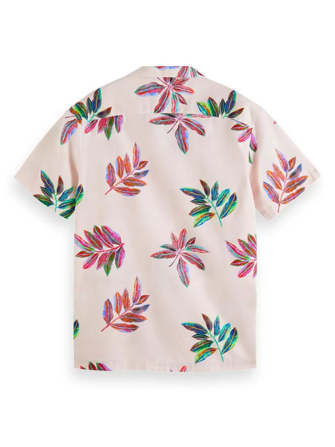 Scotch and Soda Aop Twill Shirt Offwhite Festival Flower Clearance