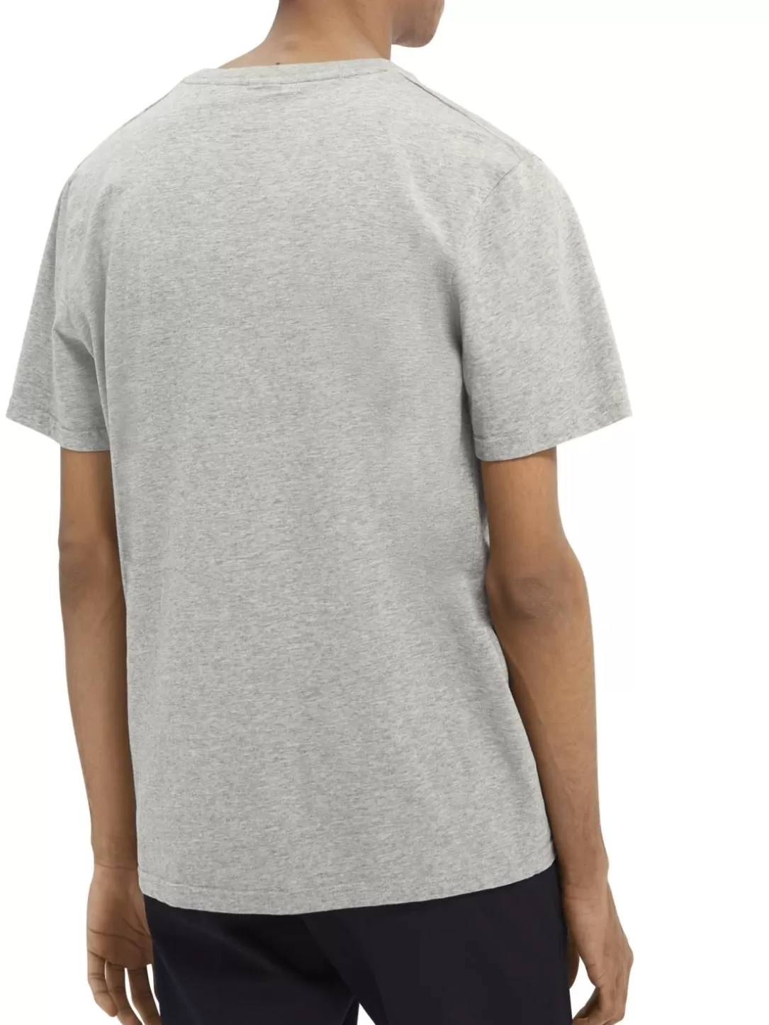 Scotch and Soda Basic T-Shirt Grey Melange Hot