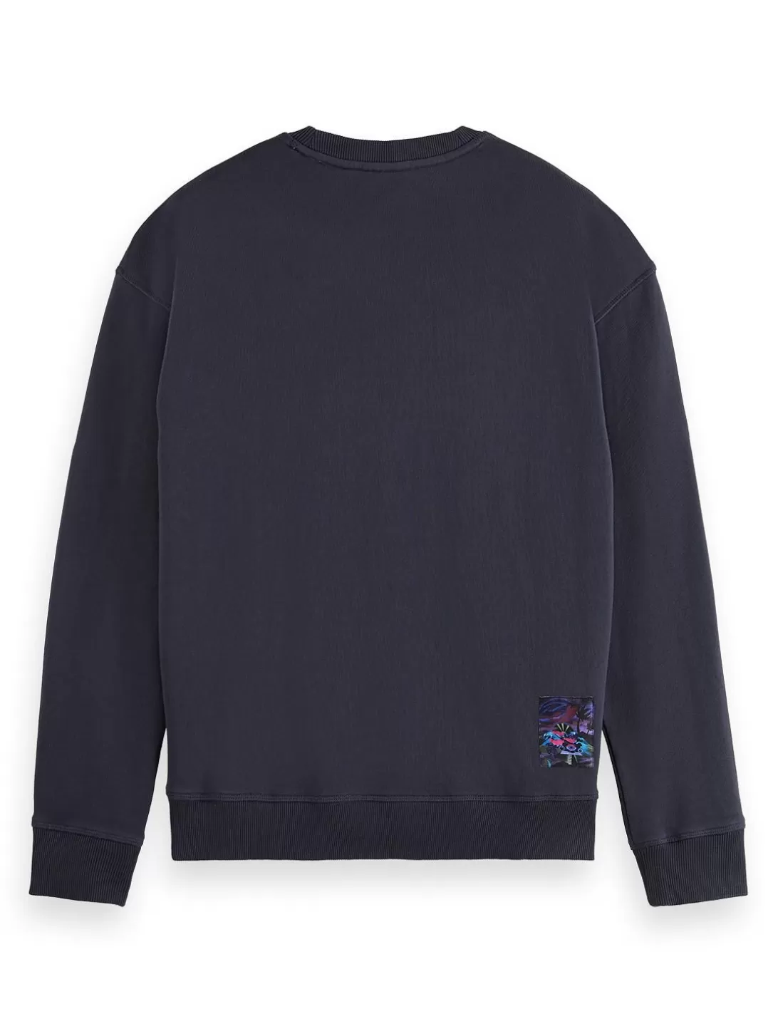 Scotch and Soda Block Texture Pocket Sweatshirt Steel Online