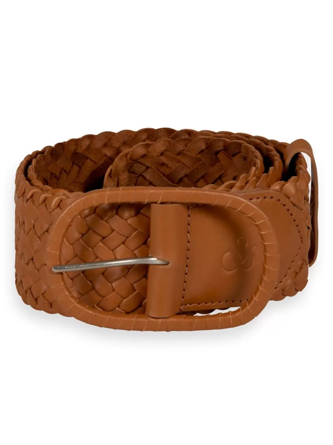 Scotch and Soda Braided Waist Belt Tan Cheap