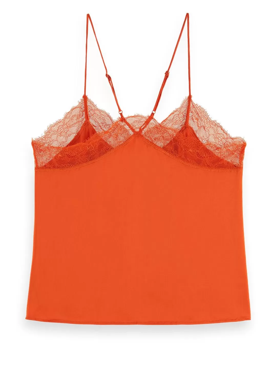 Scotch and Soda Camisole With Lace Detail Red Skies Hot