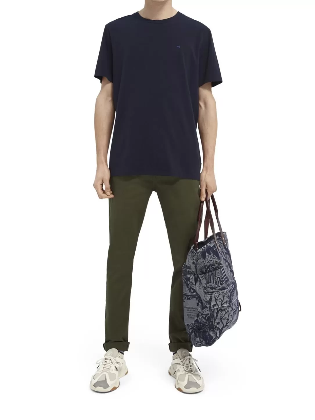 Scotch and Soda Classic T-Shirt Navy Clearance