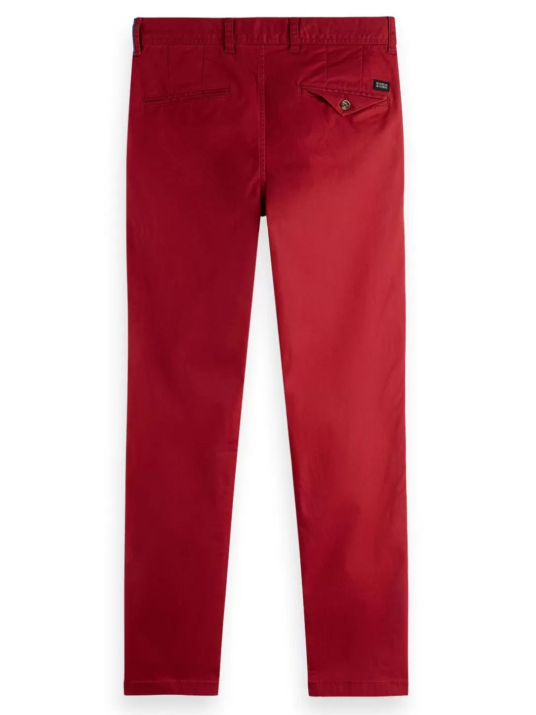 Scotch and Soda Essentials - Mott Super Slim-Fit Stretch Twill Chino Garnet Sale