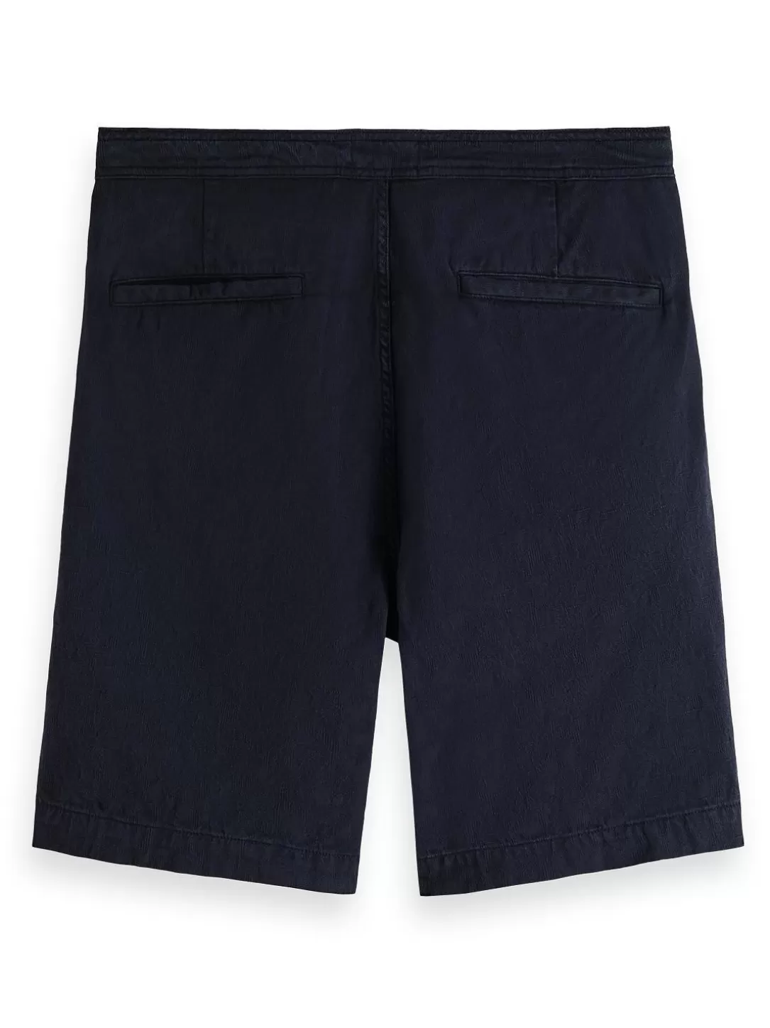 Scotch and Soda Fave - Jacquard Garment-Dyed Bermuda Shorts Night Discount