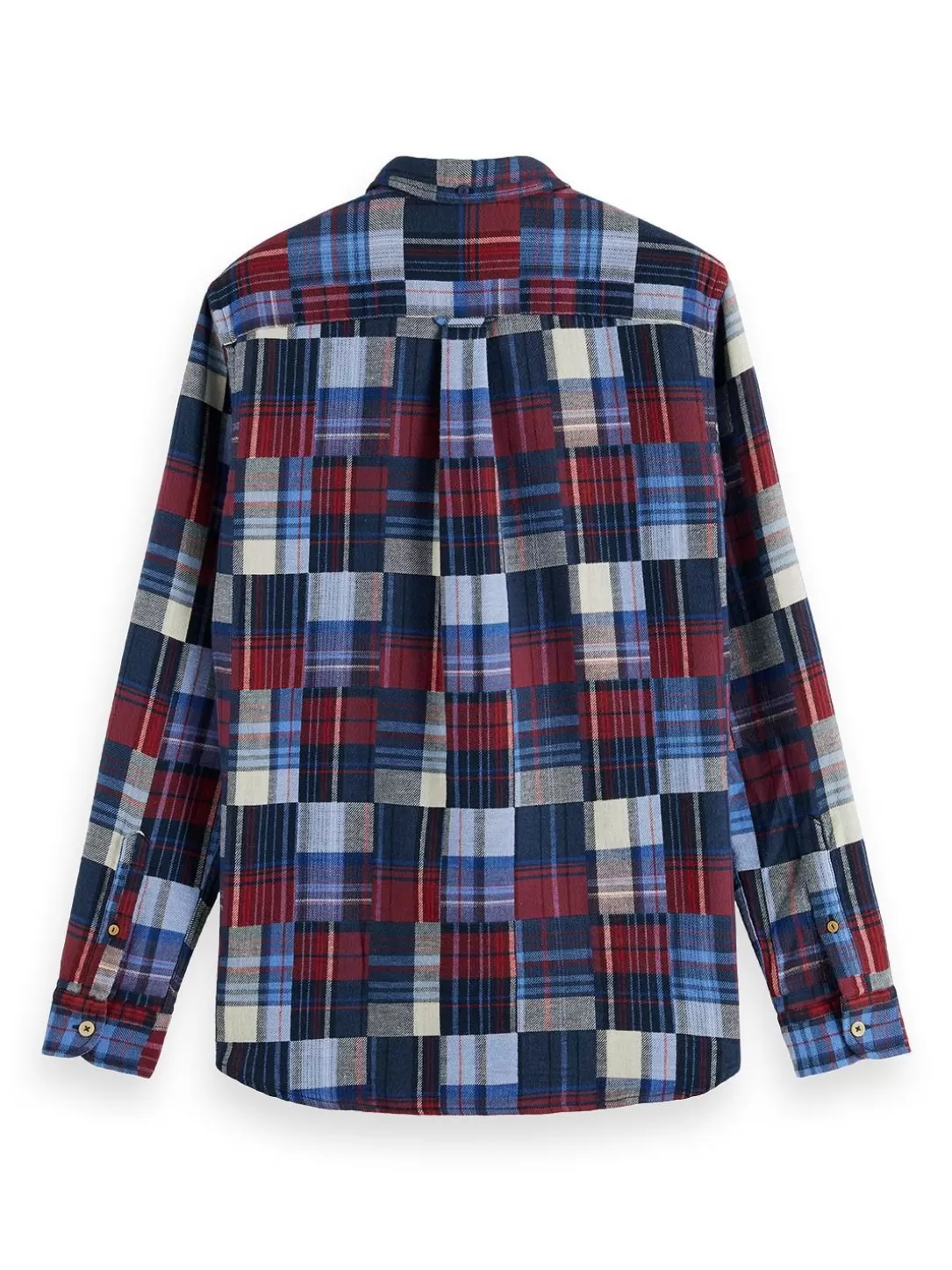 Scotch and Soda Flannel Check Shirt Blue Check Hot