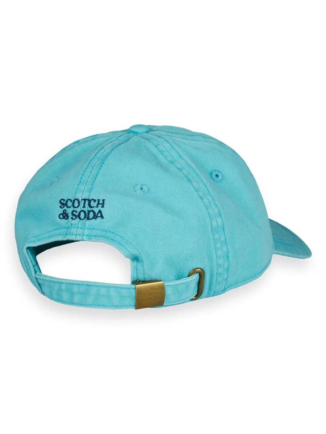 Scotch and Soda Logo Twill Cap Topaz Discount