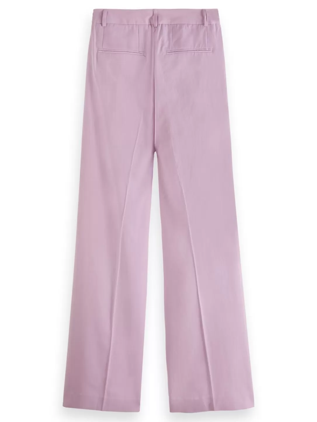 Scotch and Soda Low-Rise Wide Leg Trousers Lavender Cheap