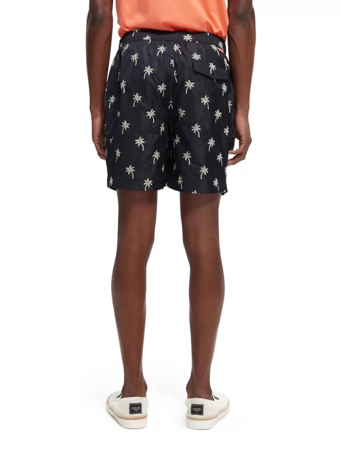 Scotch and Soda Mid-Length Embroidered Swim Shorts Combo A Best Sale