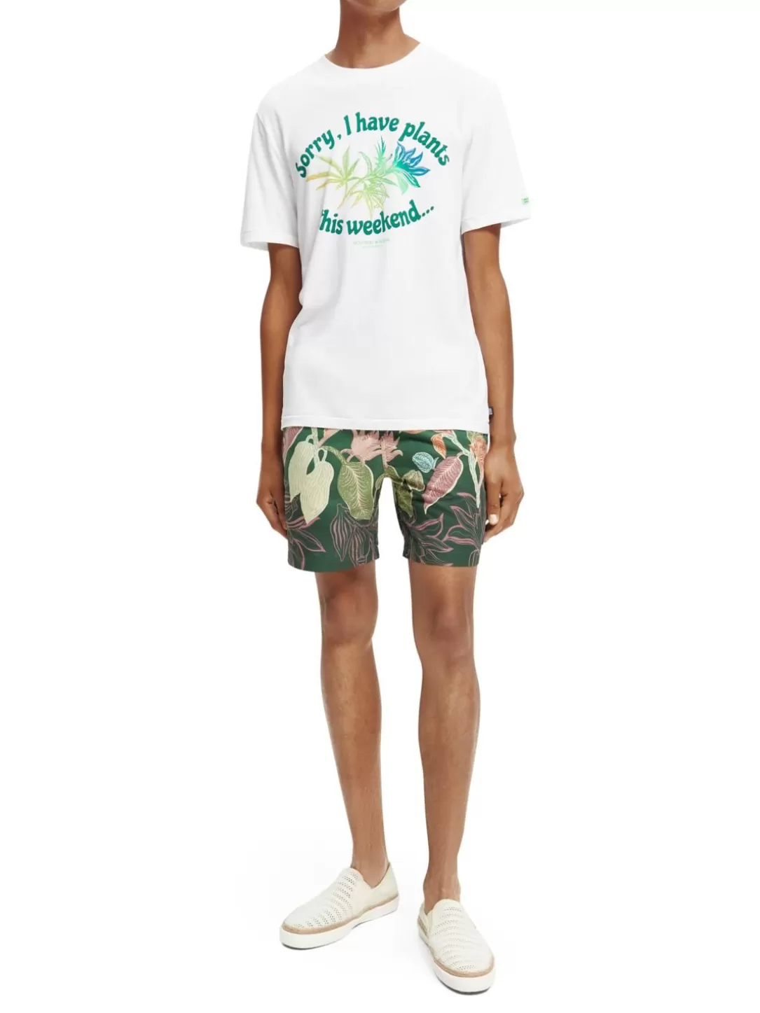 Scotch and Soda Mid-Length Printed Swim Short Combo A Best