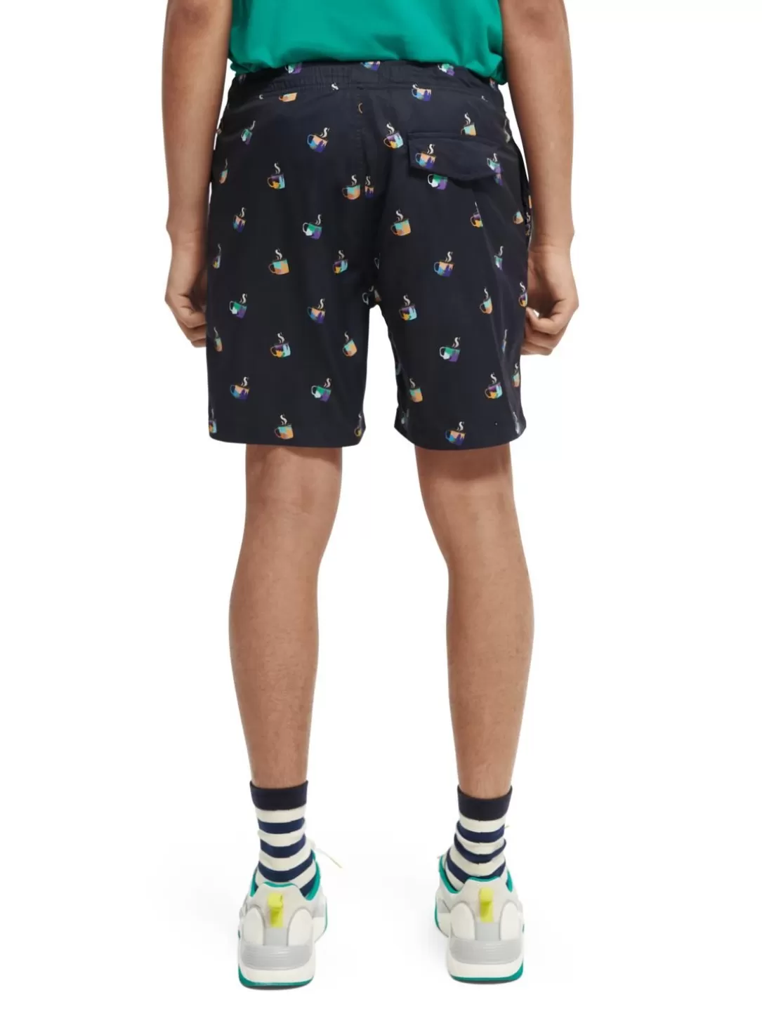 Scotch and Soda Mid-Length Printed Swim Short Combo B Hot