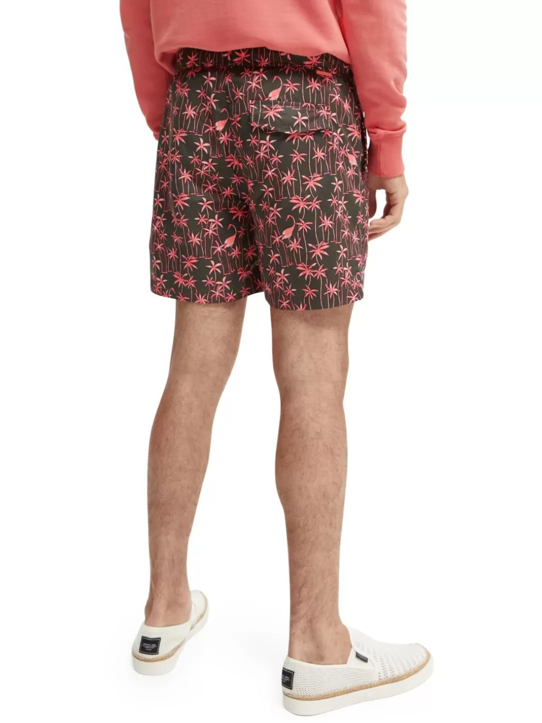 Scotch and Soda Mid-Length Printed Swim Shorts Combo A Outlet