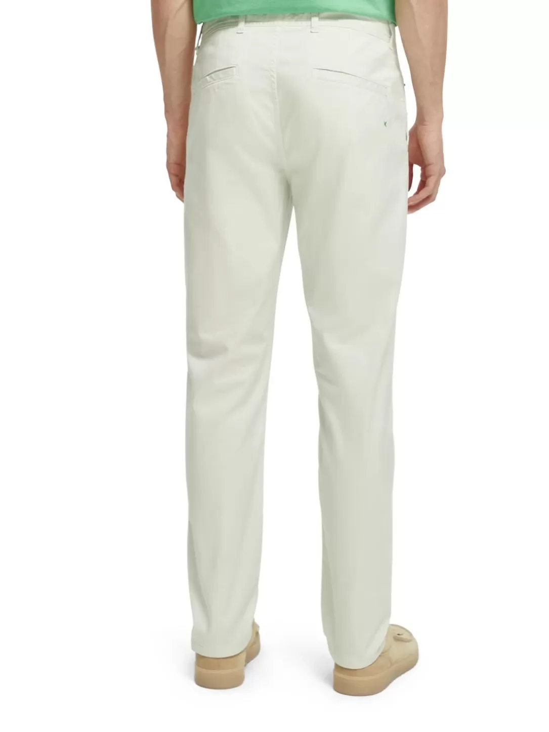 Scotch and Soda Mott Garment-Dyed Super-Slim Fit Chino Mint Shop