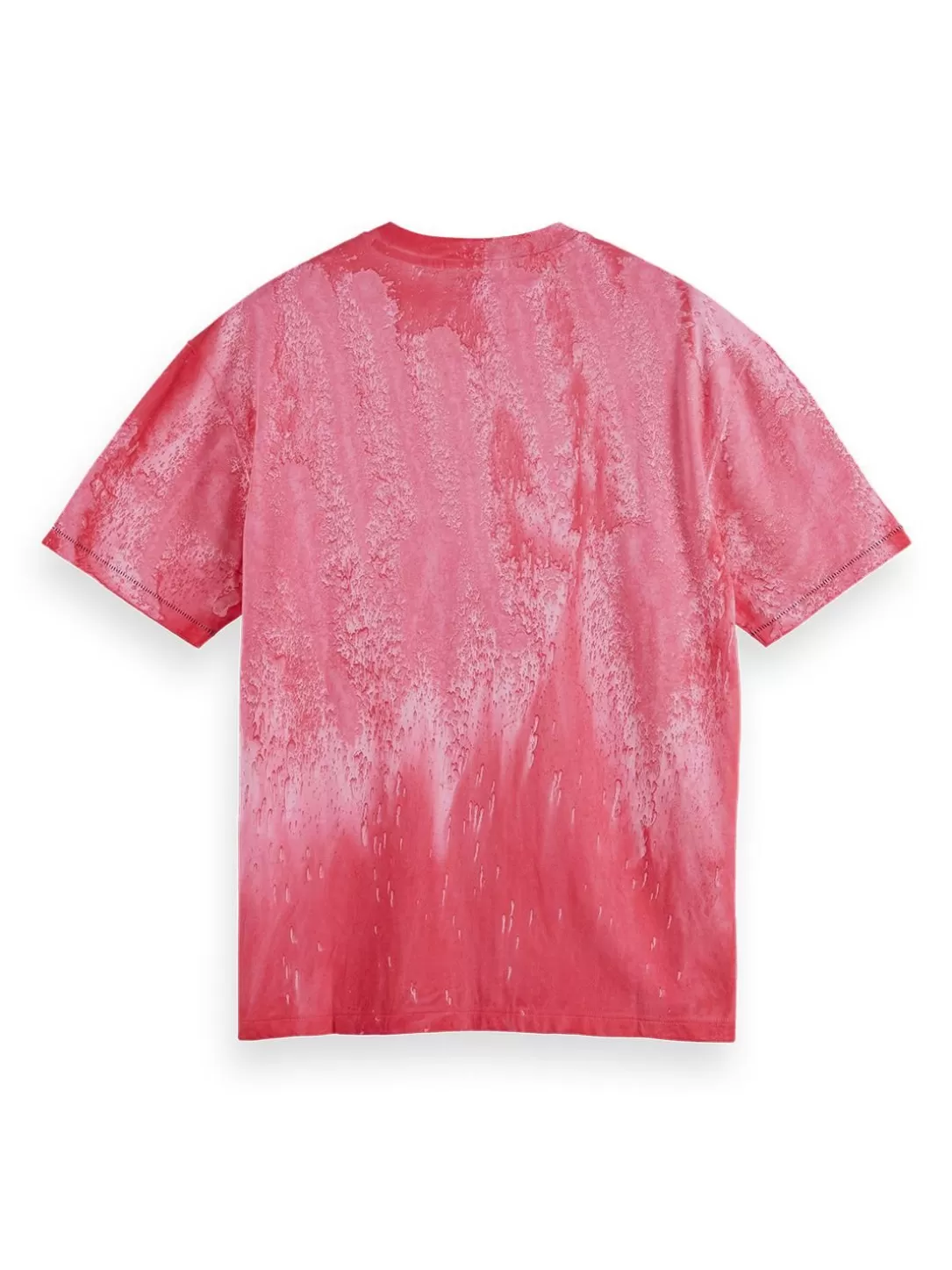 Scotch and Soda Oil Dye T-Shirt Mystic Pink Oil Dye Store