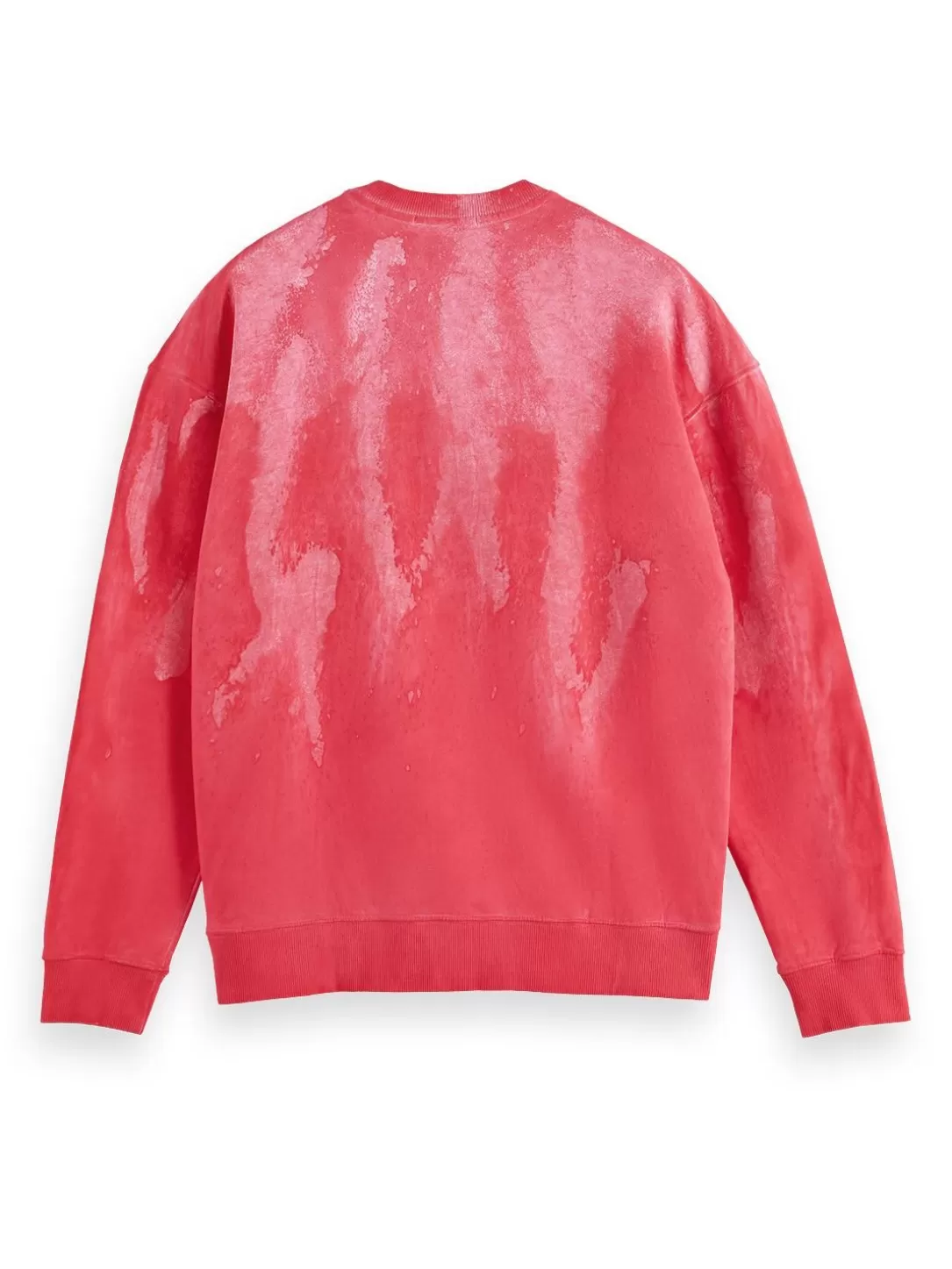 Scotch and Soda Oil-Dye Sweatshirt Mystic Pink Oil Dye Hot