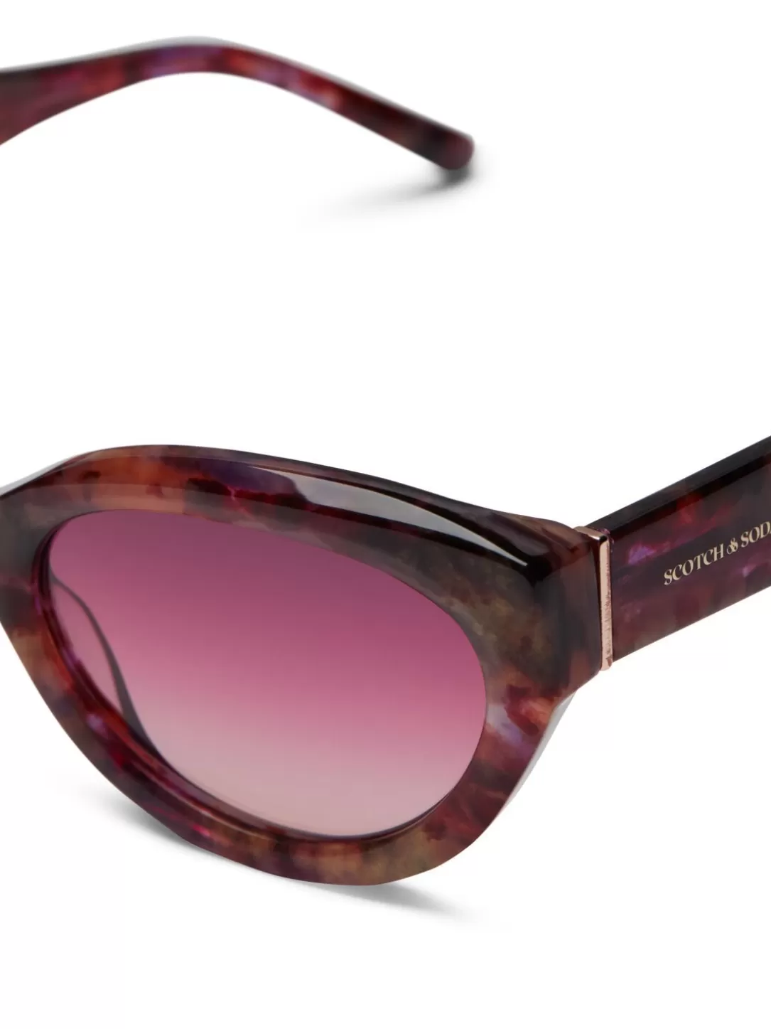 Scotch and Soda Otto Sunglasses Purple Granite Hot