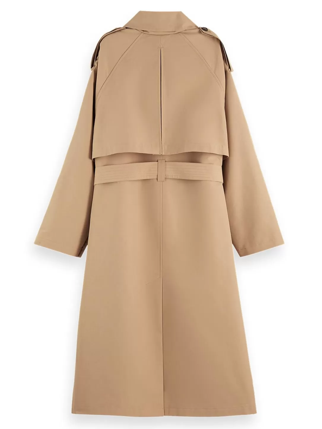 Scotch and Soda Oversized Classic Trench Sand Hot