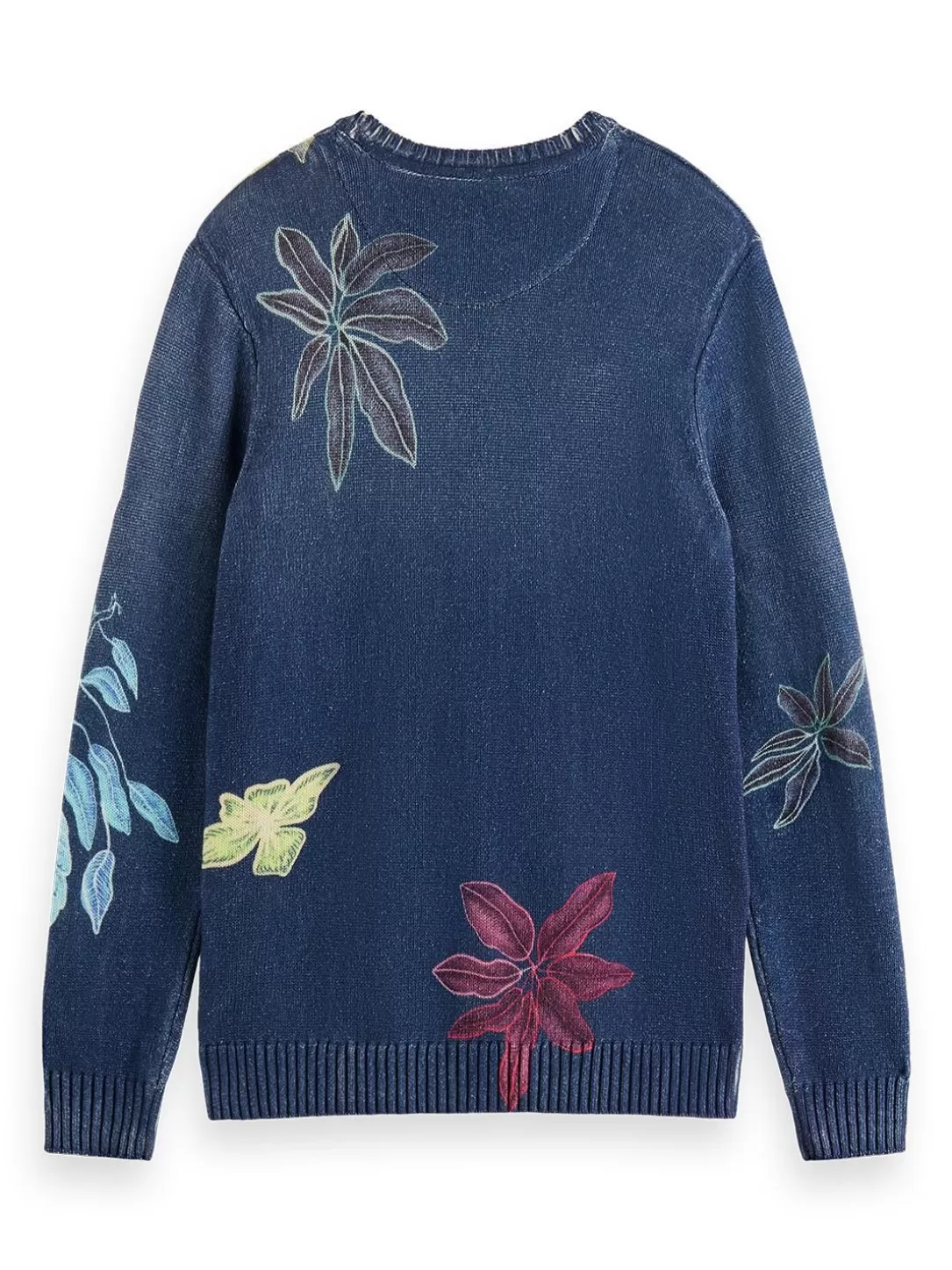 Scotch and Soda Printed Crewneck Pullover Nocturnal Floral Multi Sale