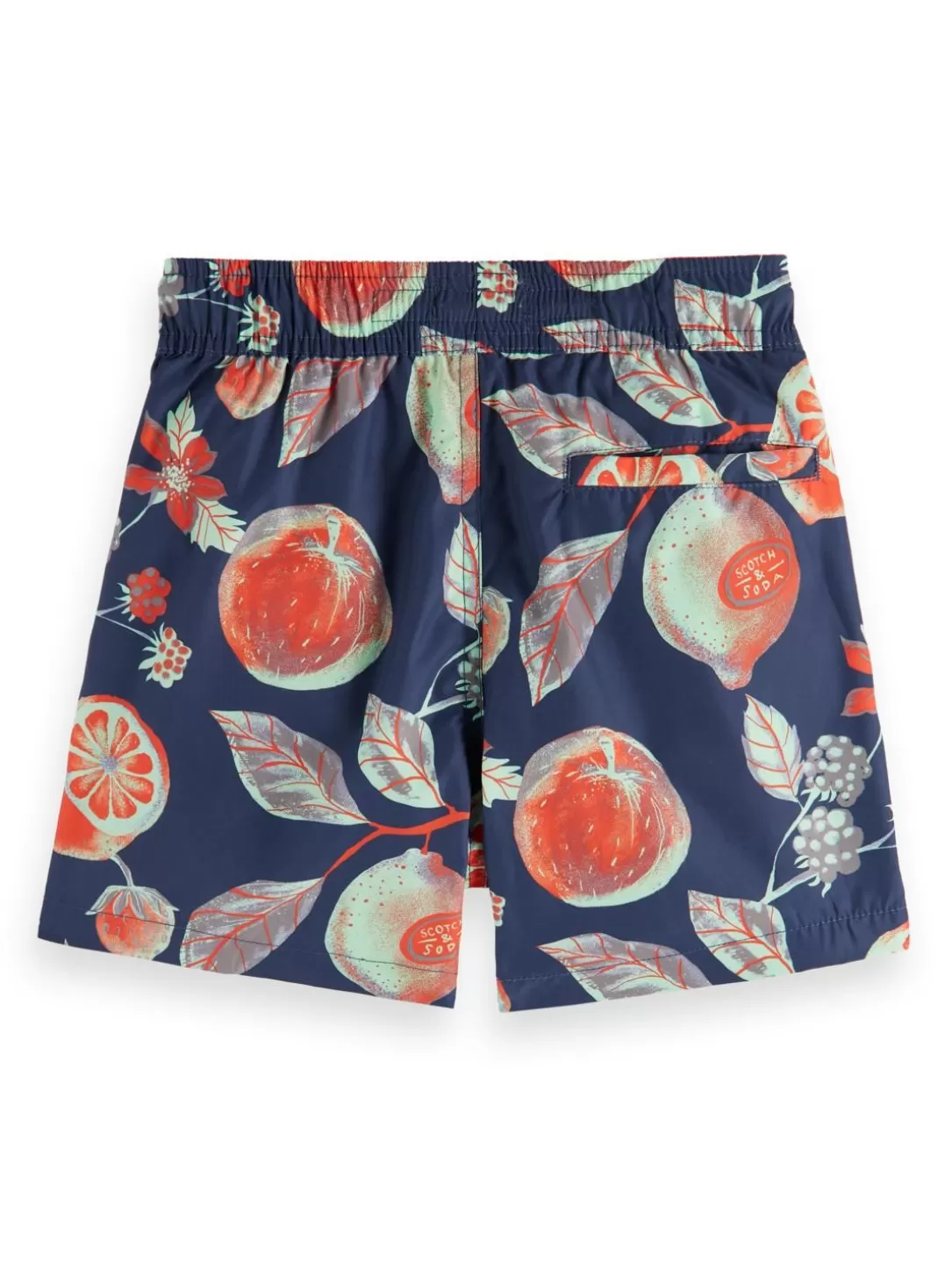 Scotch and Soda Printed Mini-Length Swim Shorts Multi Fruit Sale