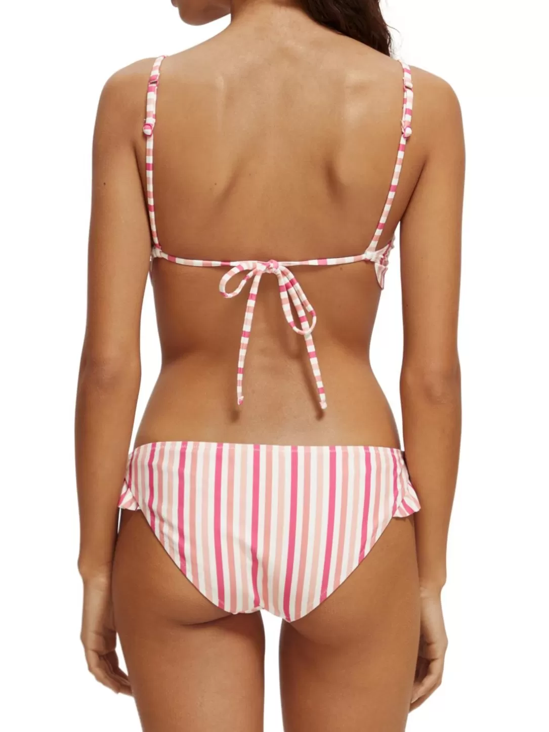 Scotch and Soda Printed Ruffled Bikini Bottom Multi Color Store