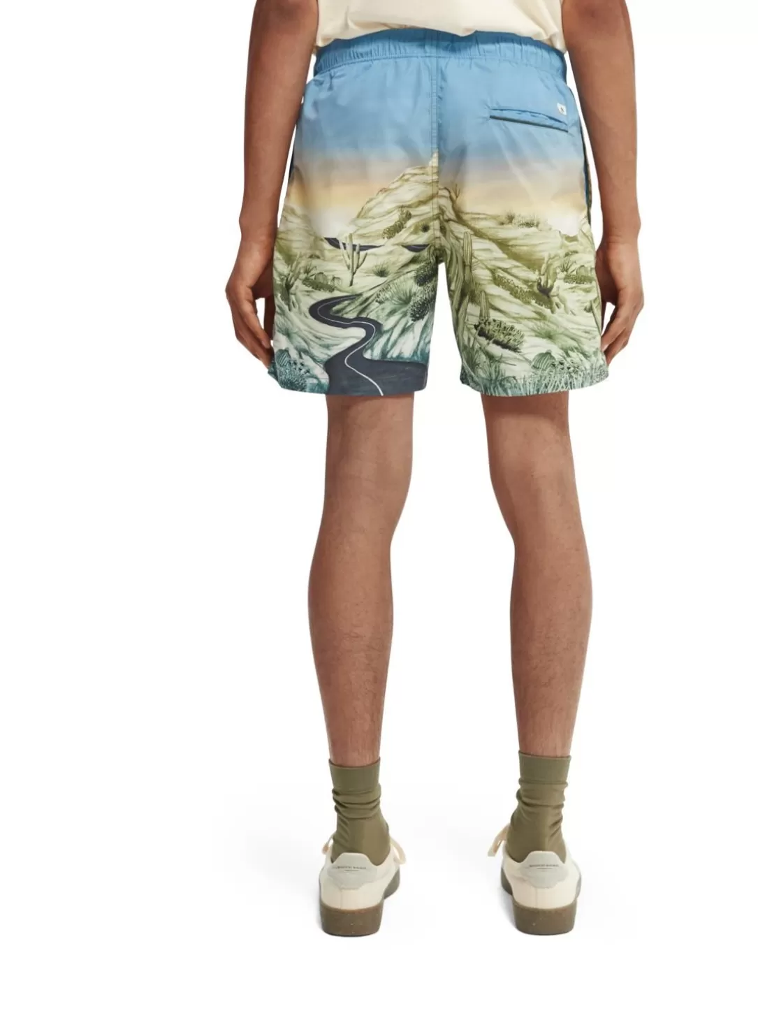 Scotch and Soda Printed Swim Shorts Combo A Best Sale