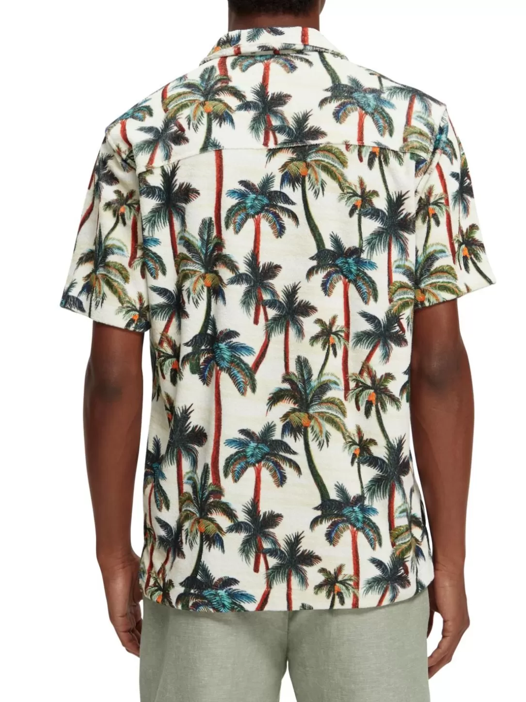 Scotch and Soda Regular Fit Printed Shirt Palmtrees Hot