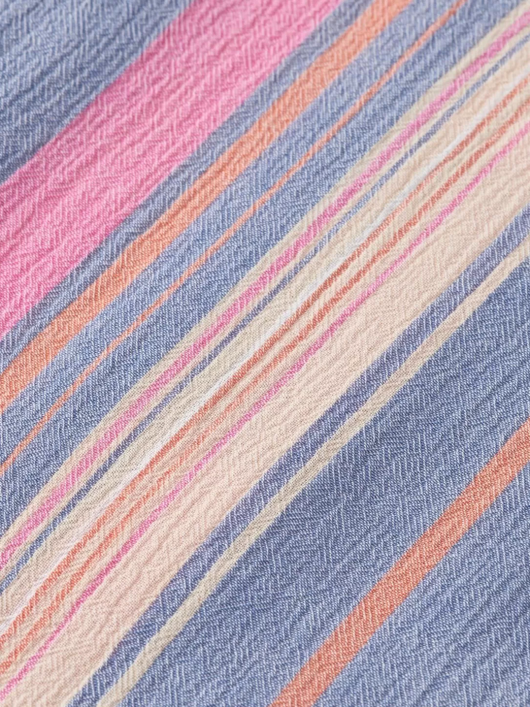 Scotch and Soda Regular Fit Striped Organic Cotton Shirt Blue/Pink Stripe Fashion