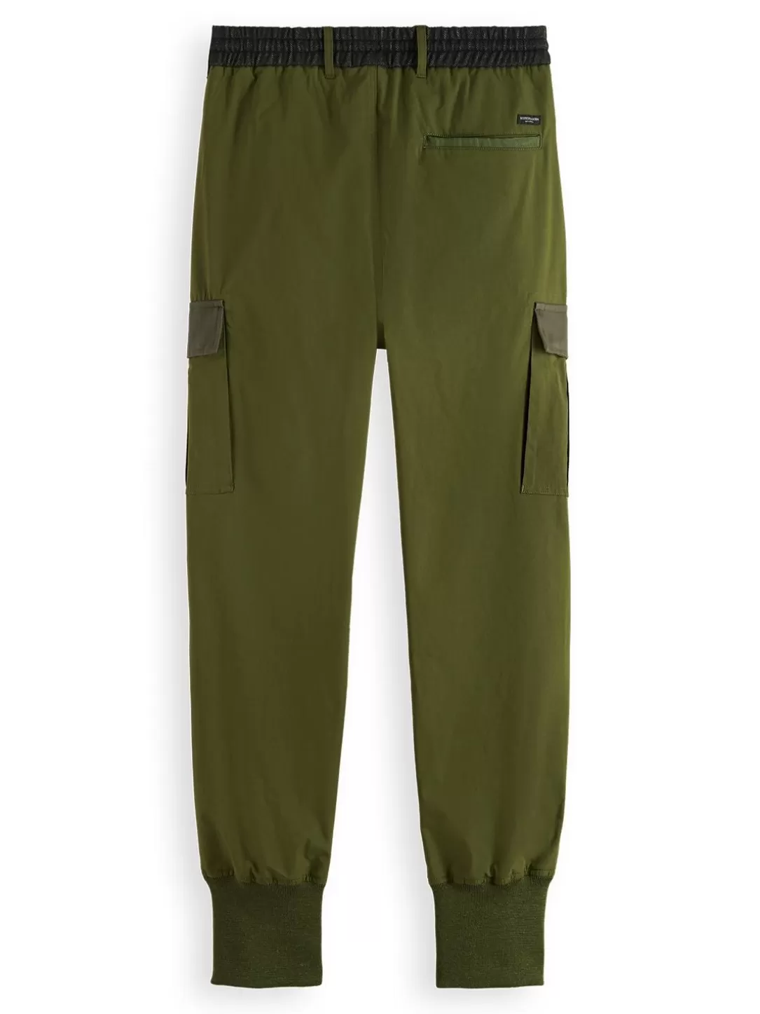 Scotch and Soda Seasonal - Contrast Trimmed Cargo Jogger Field Green Clearance