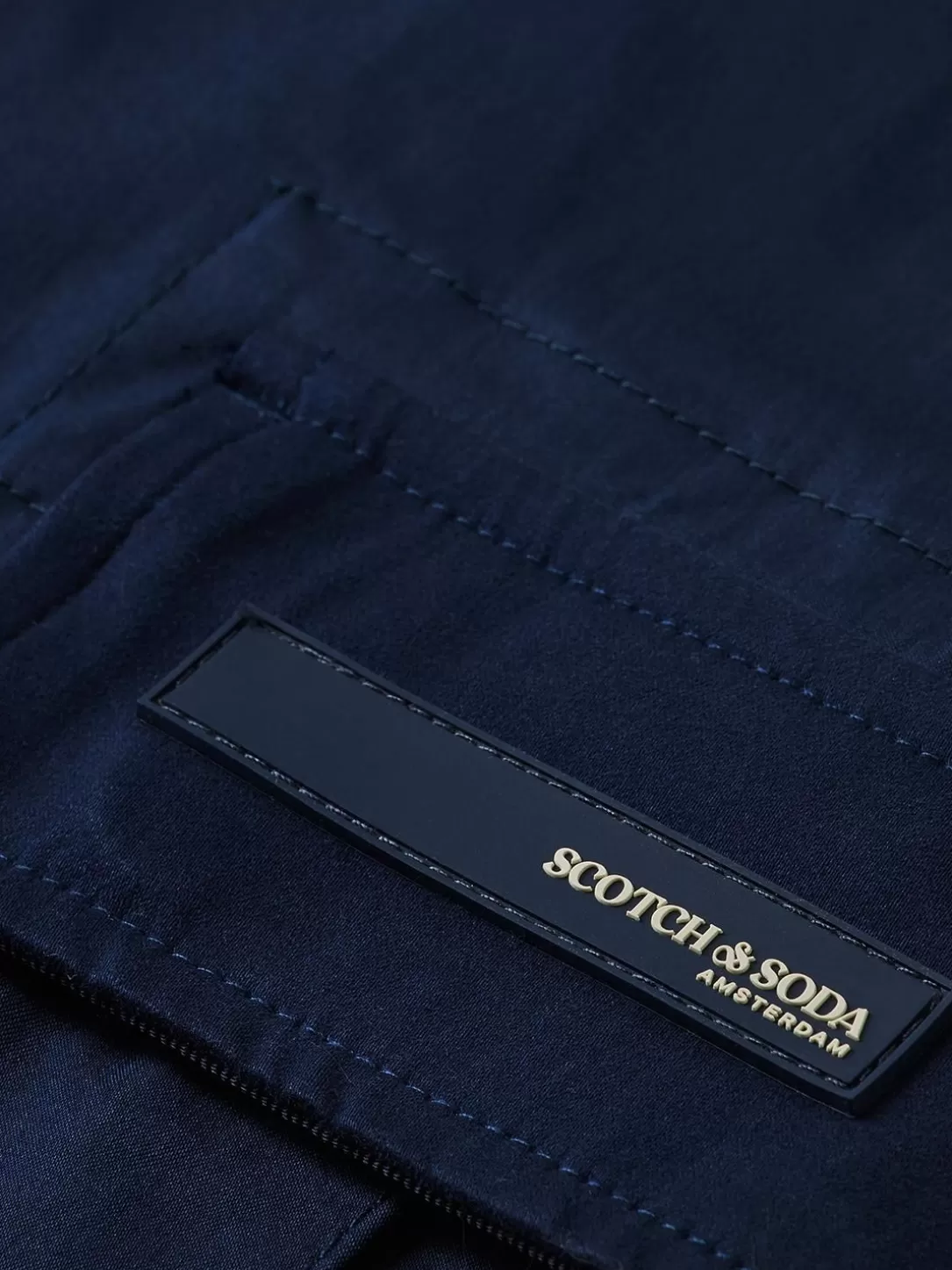 Scotch and Soda Seasonal - Contrast Trimmed Cargo Jogger Steel Best Sale