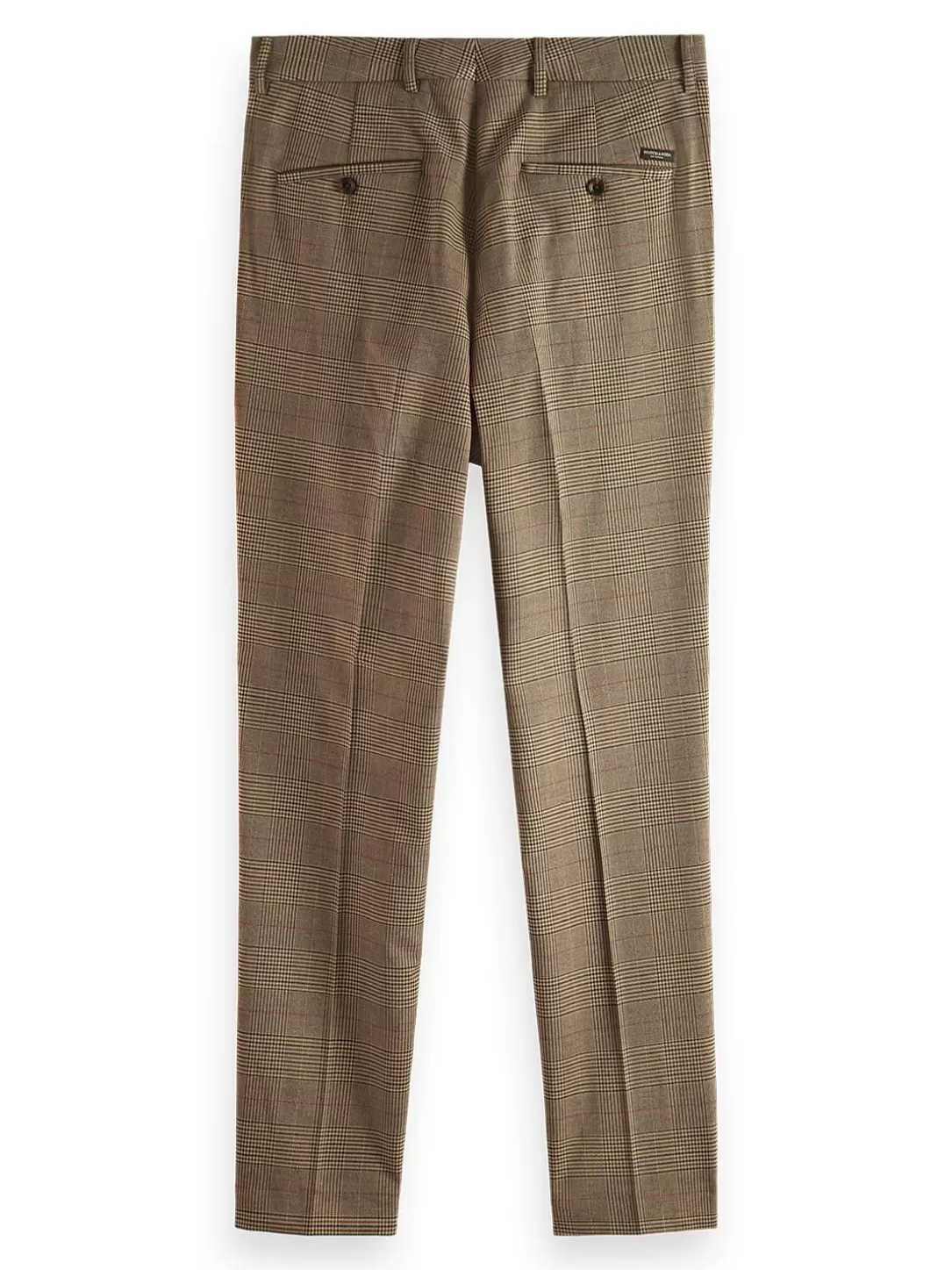 Scotch and Soda Seasonal - Slim Tapered Yarn-Dyed Check Chino Taupe Check Online