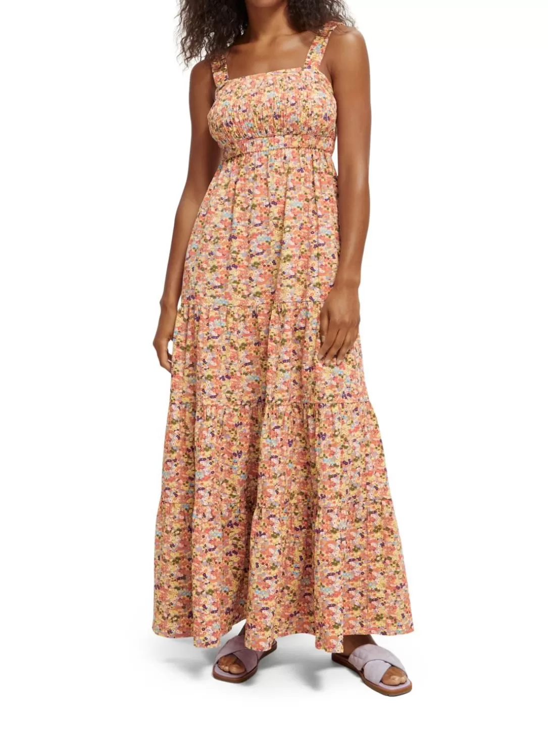 Scotch and Soda Seersuckers Maxi Dress Combo J Cheap