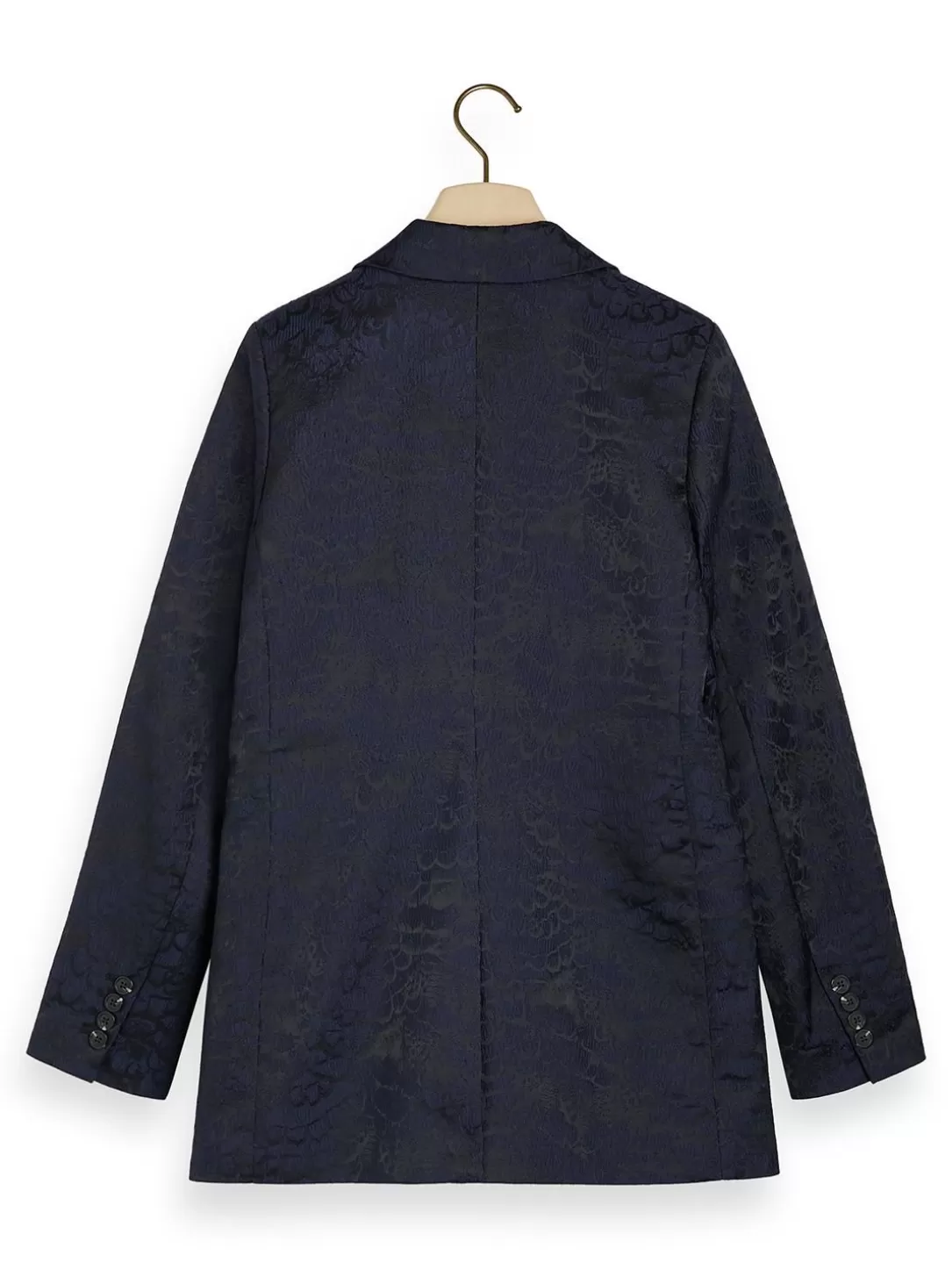 Scotch and Soda Single Breasted Blazer Feather Jacquard Store