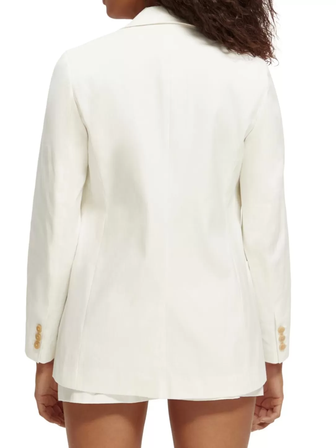 Scotch and Soda Single-Breasted Blazer Off White Best