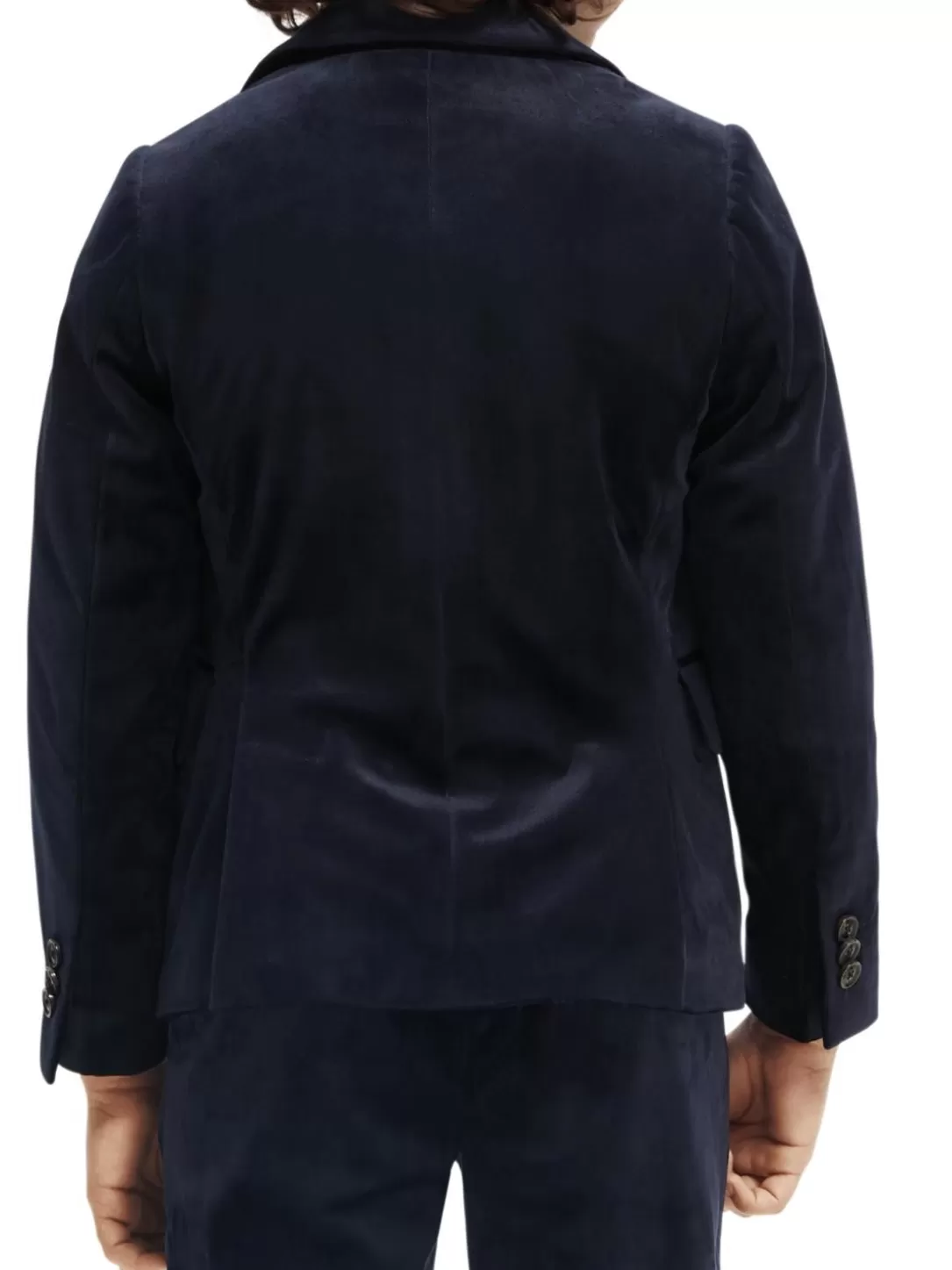 Scotch and Soda Single-Breasted Satin Lapel Blazer Night Best