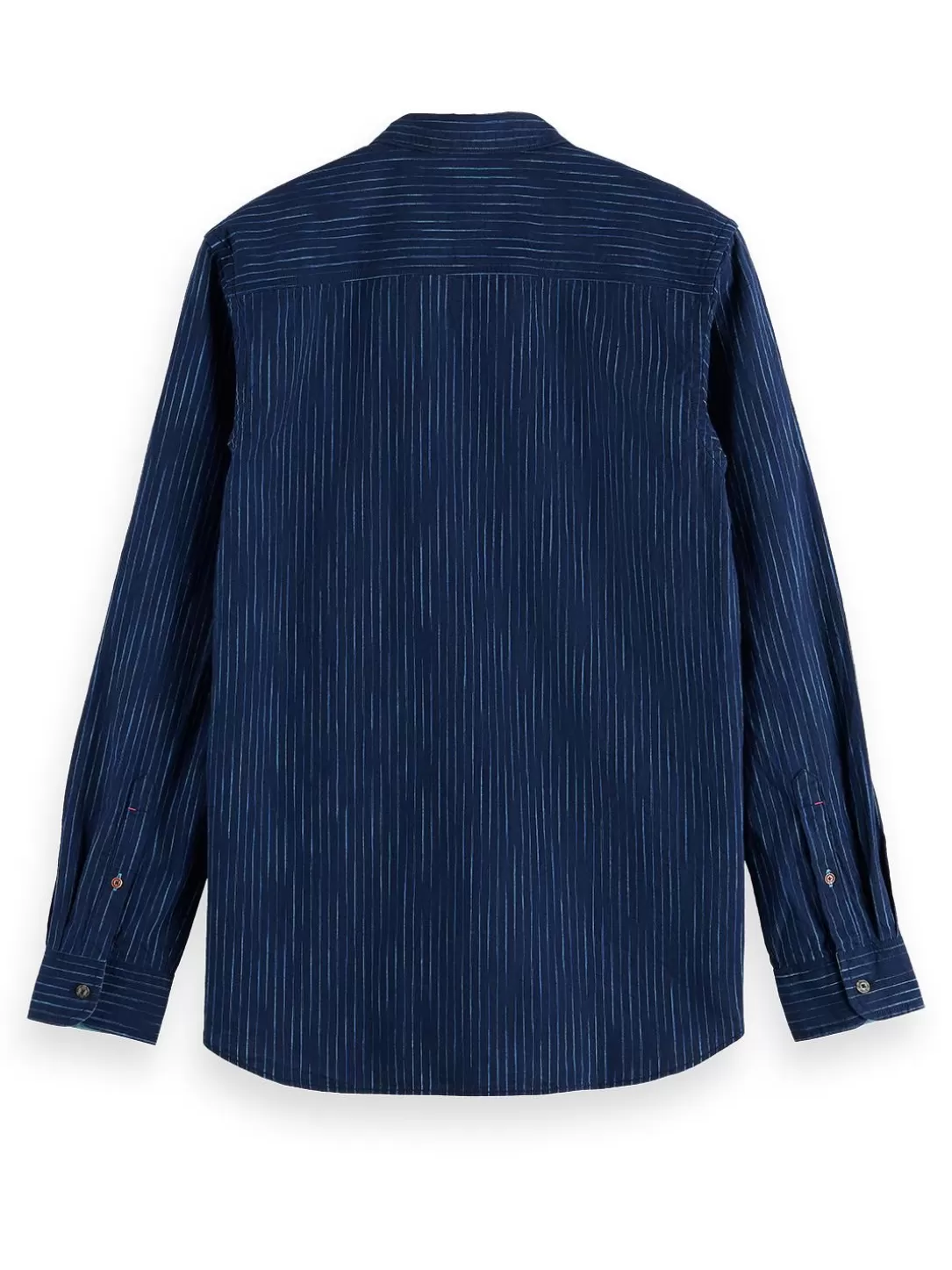 Scotch and Soda Stripe Linen Shirt Blue Stripe Hot