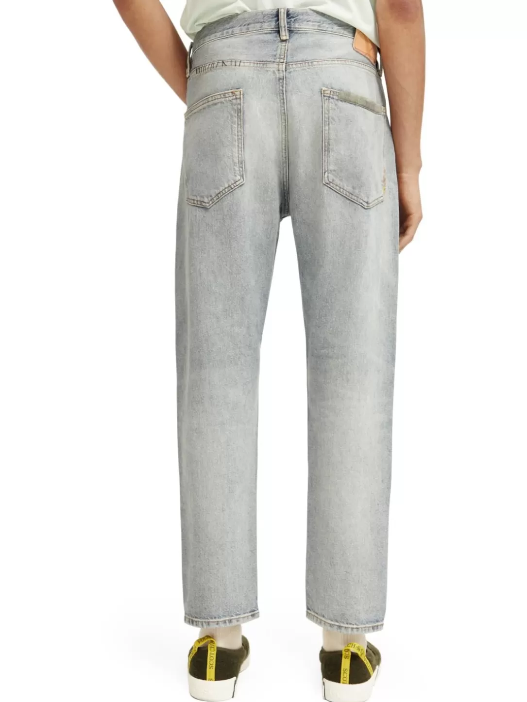 Scotch and Soda The Dean Loose Tapered-Fit Premium Hemp-Blended Jeans Peace Seeker Fashion