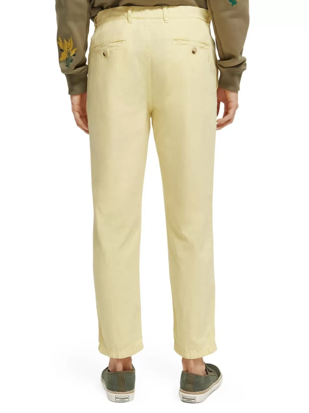 Scotch and Soda The Drift Regular Tapered-Fit Garment-Dyed Jogger Banana Fashion