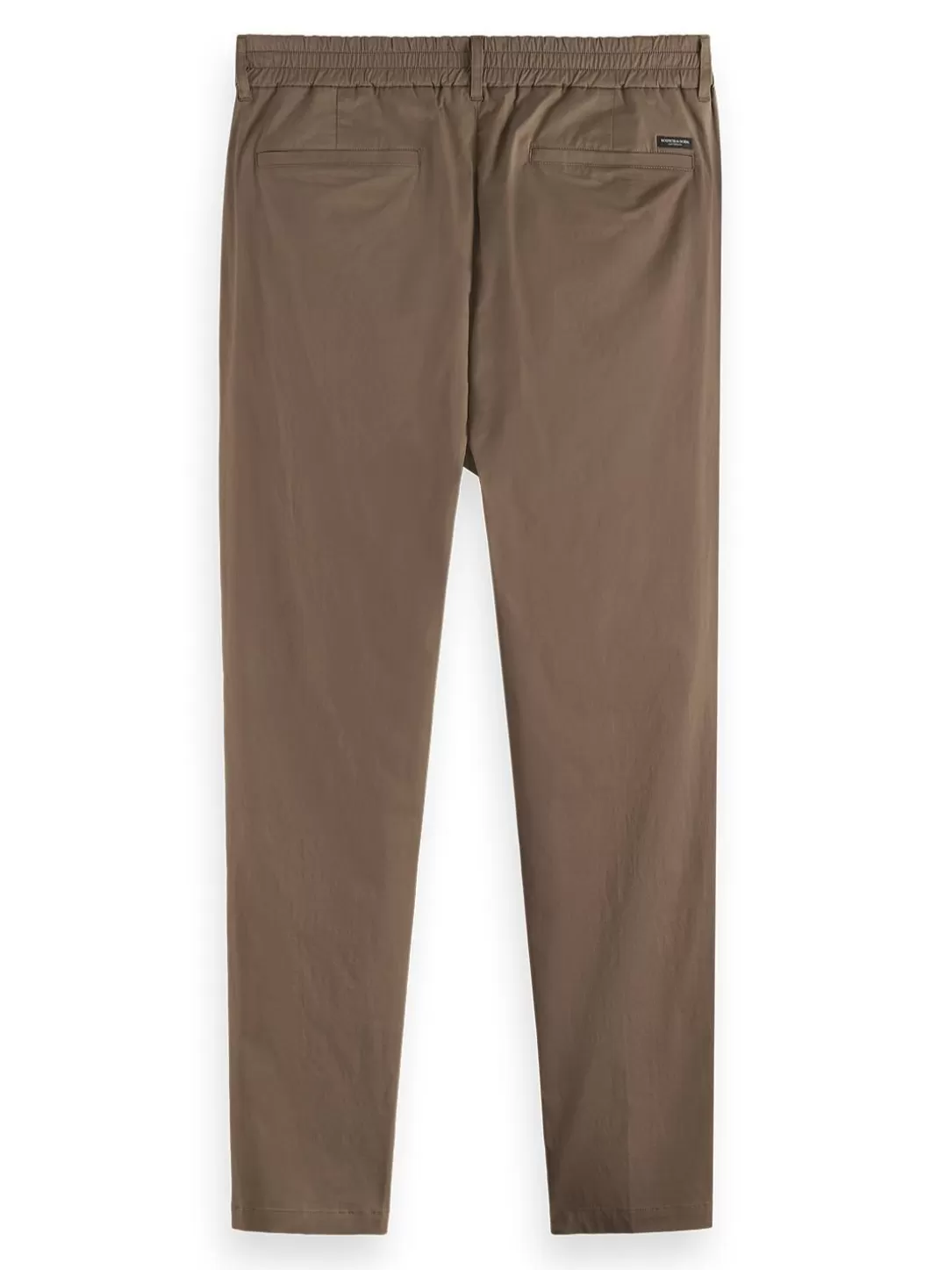 Scotch and Soda The Morton - Relaxed Slim-Fit Stretch Poplin Jogger Dark Taupe Online