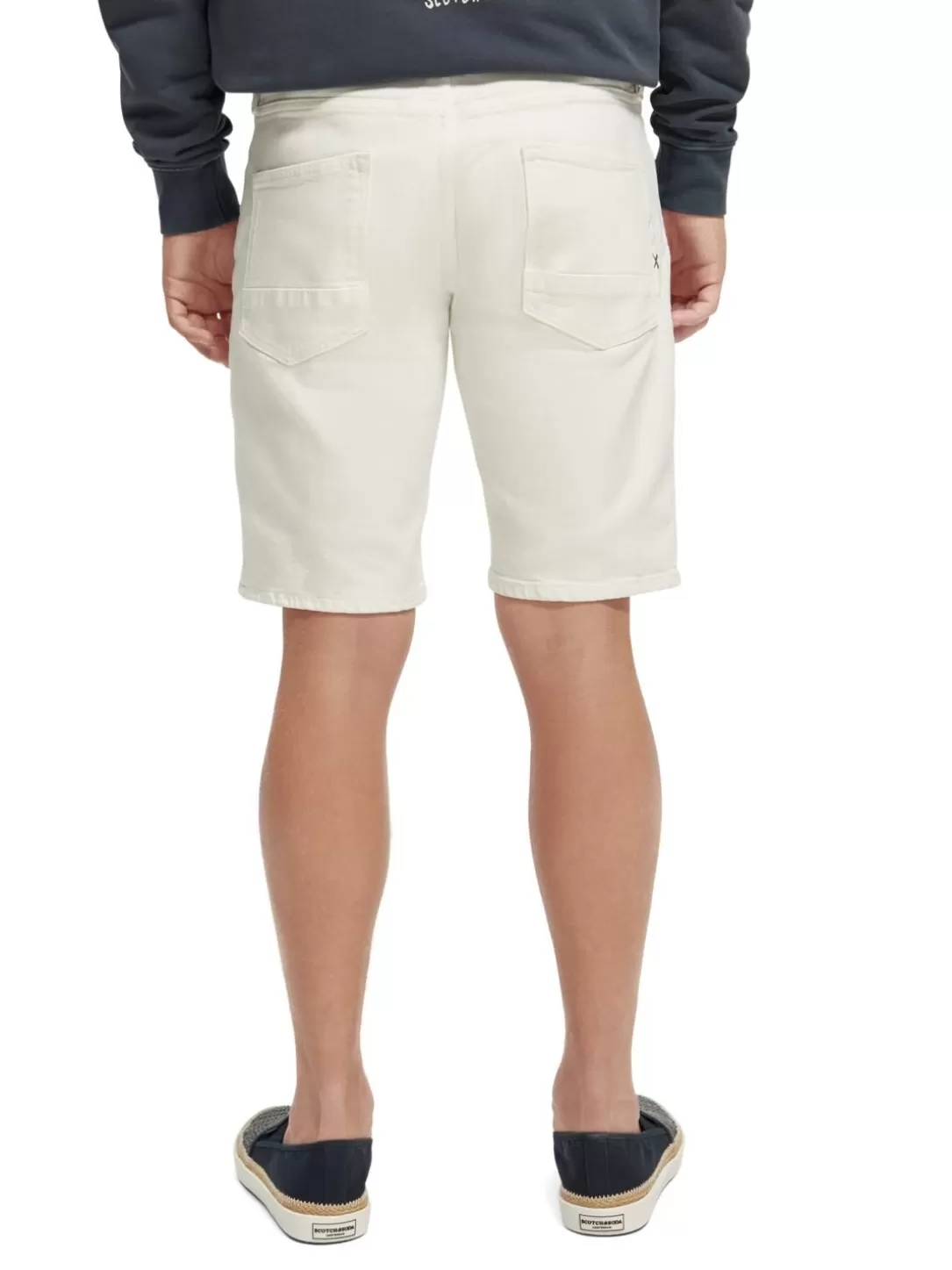 Scotch and Soda The Ralston Regular Slim Fit Shorts White Cheap