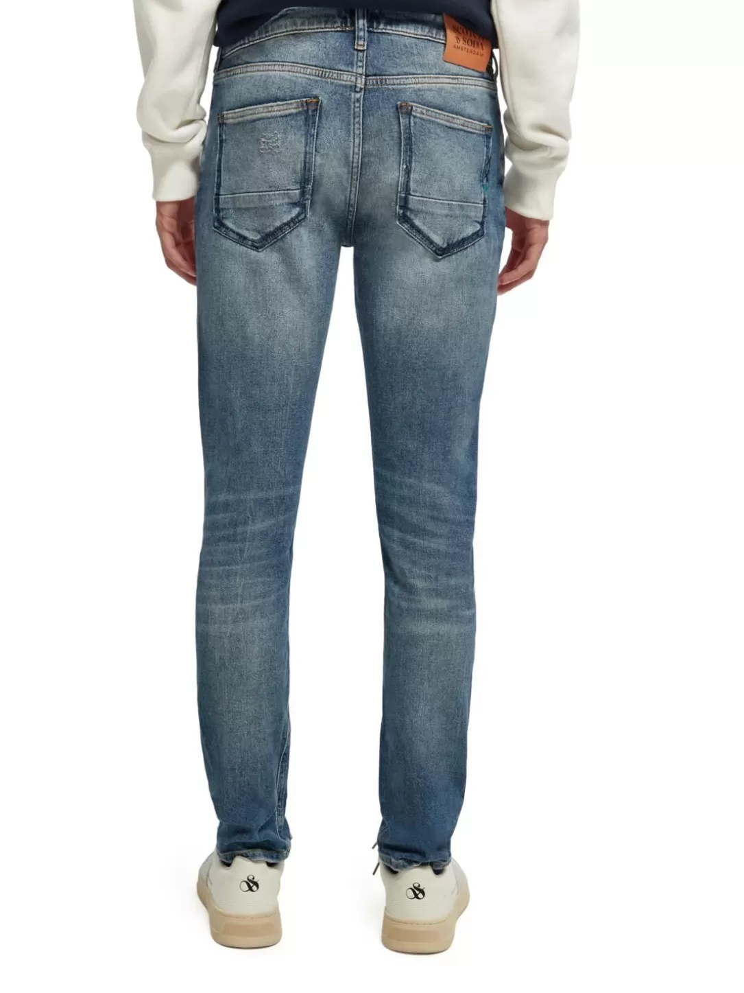 Scotch and Soda The Skim Super-Slim Fit Jeans Broke Blauw Fashion