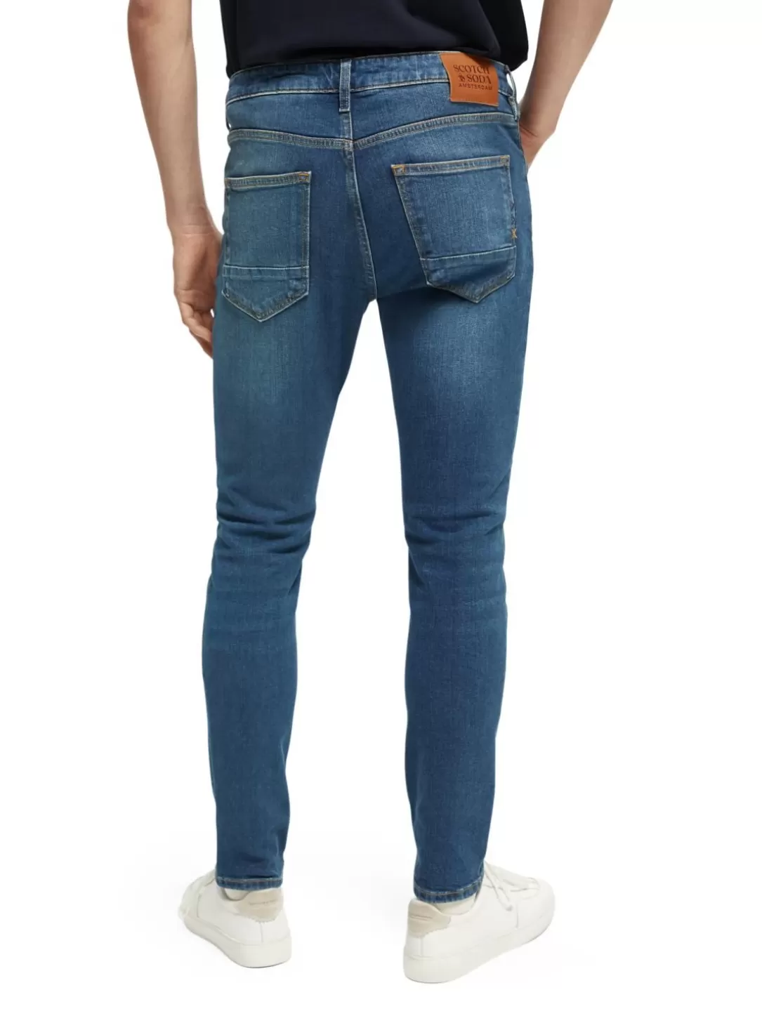 Scotch and Soda The Skim Super-Slim Fit Organic Cotton Jeans Classic Blue Store