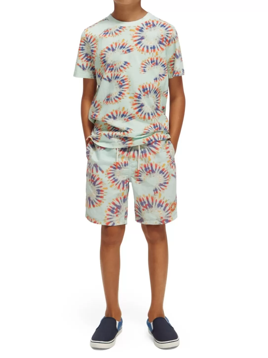 Scotch and Soda Tie-Dye Printed Swim Shorts Tie Dye Print Shop