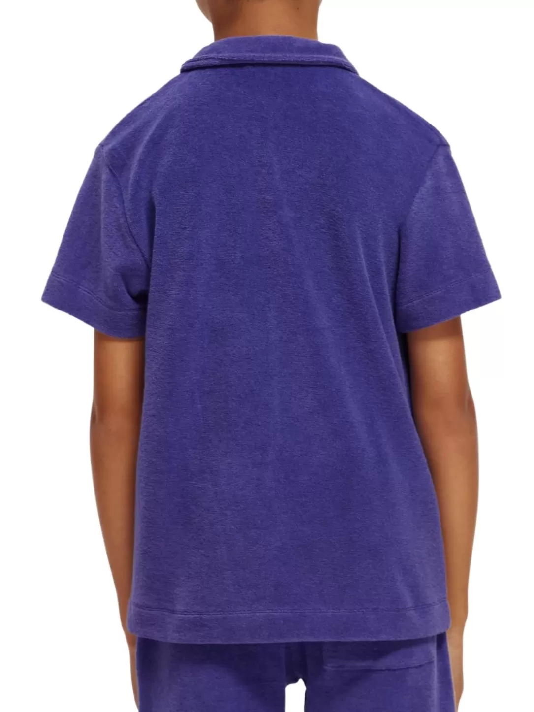 Scotch and Soda Towelling Polo Violet Best Sale