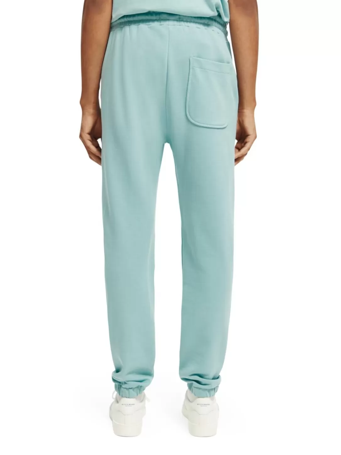 Scotch and Soda Unisex Organic Cotton Felpa Sweatpants Turquoise Fashion