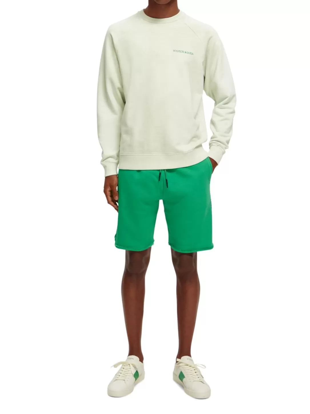 Scotch and Soda Unisex Organic Cotton Sweat Shorts Amazon Green Cheap