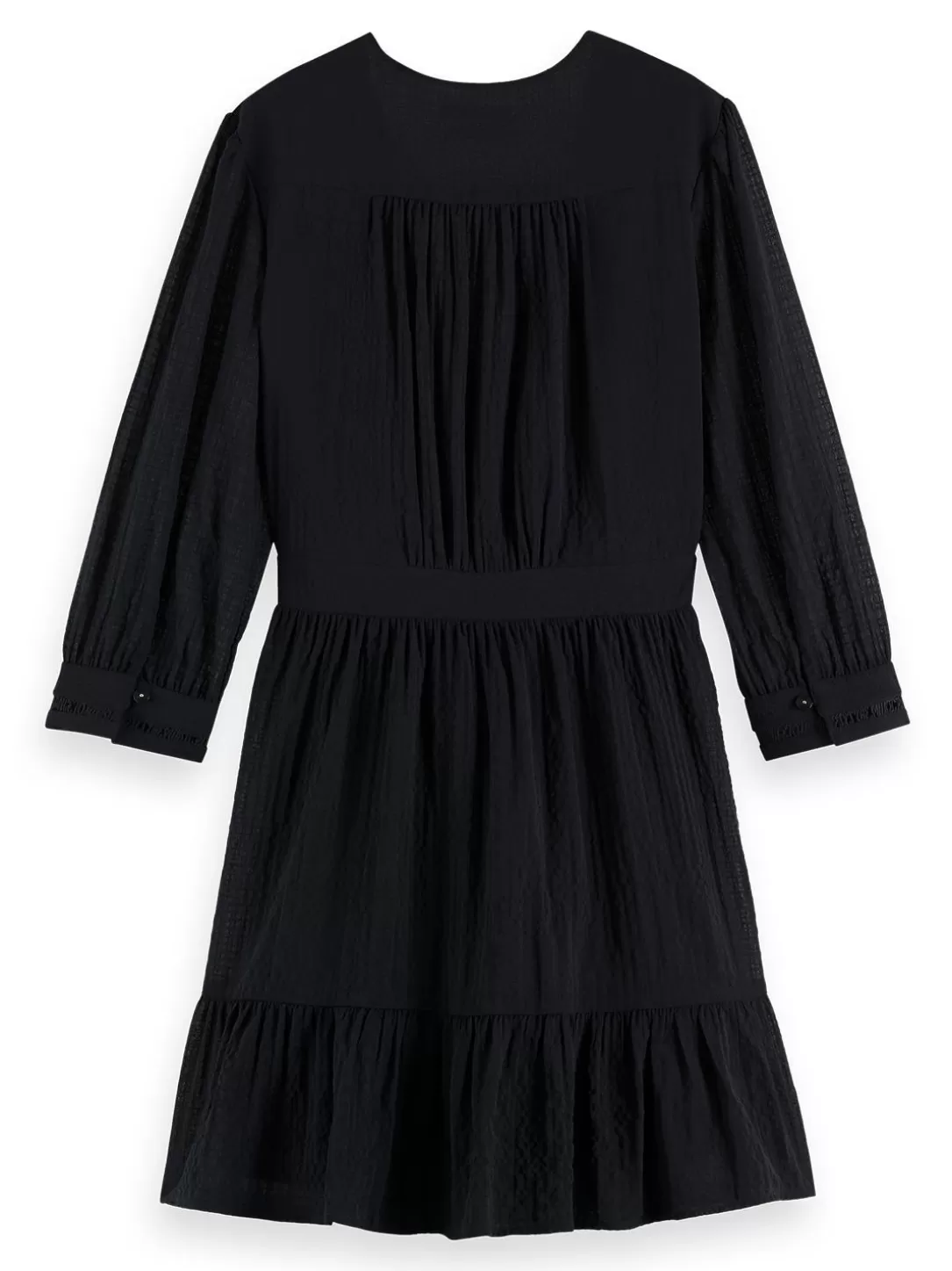 Scotch and Soda Wrap Mini Dress Black Sale