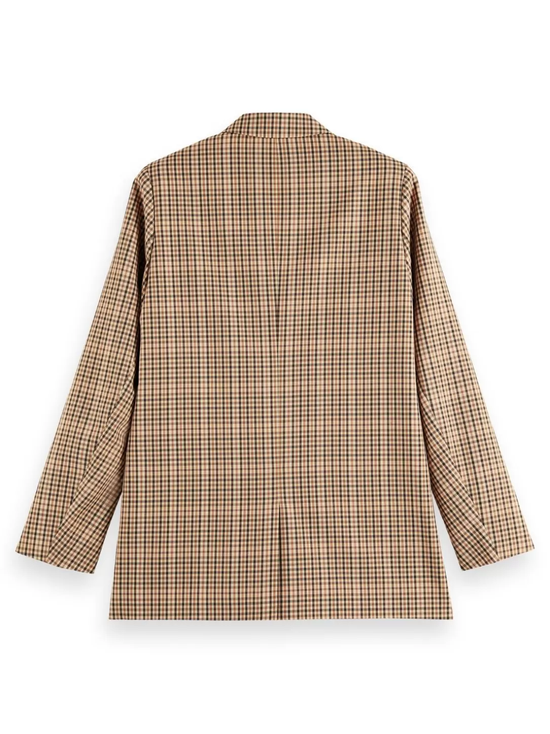 Scotch and Soda Yarn-Dyed Double-Breasted Checked Blazer Combo X Sale